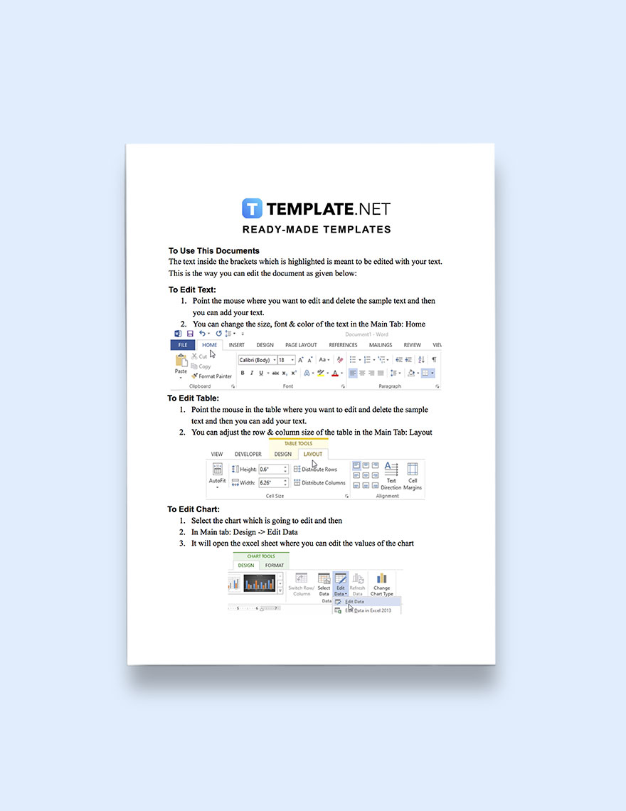 Sample Software & IT Notice Template