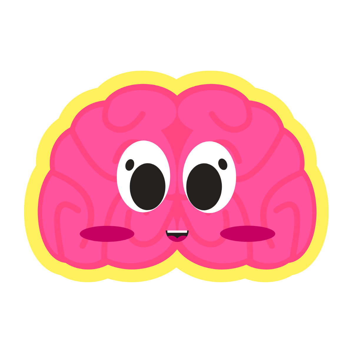 Free Cartoon Brain Clipart Template - Edit Online & Download