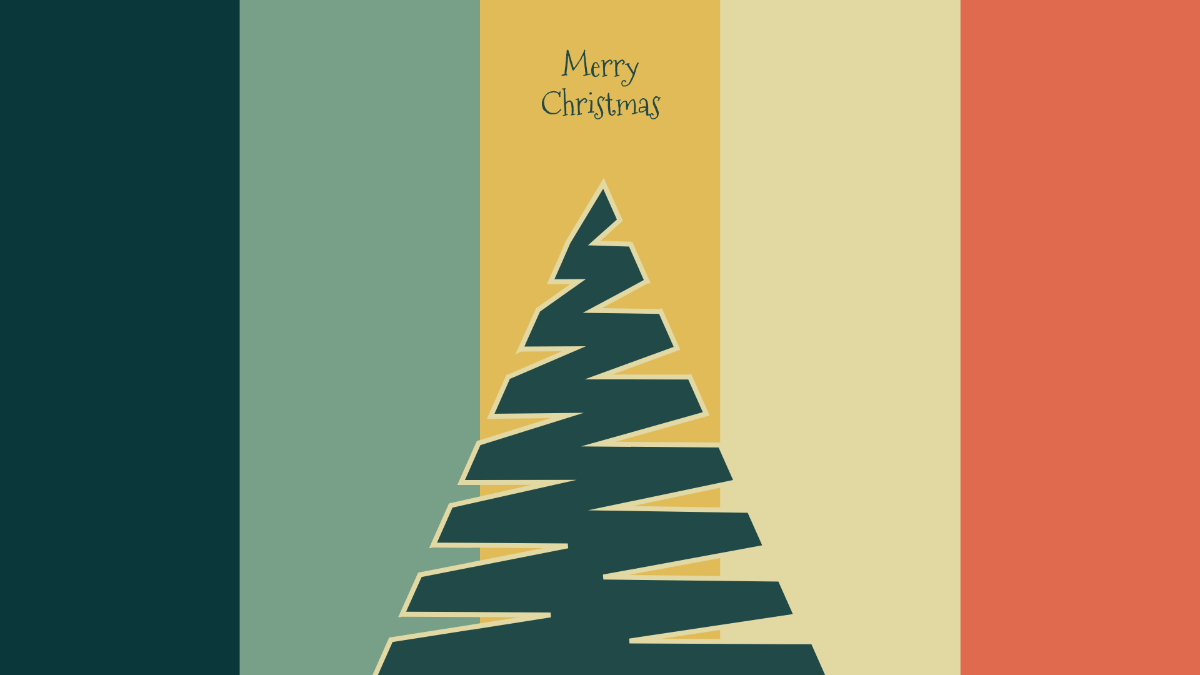 Free Modern Christmas Background Template