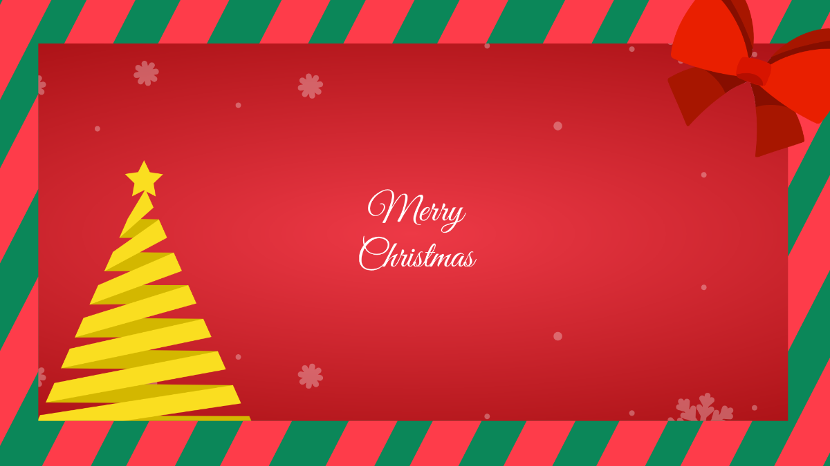 Free Christmas Border Background Template