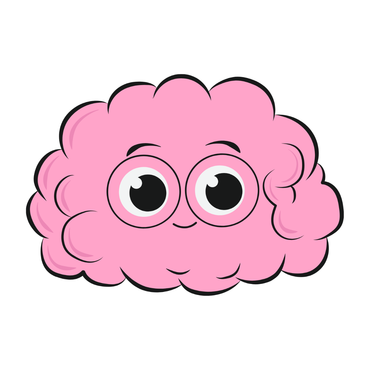 Cute Brain Clipart