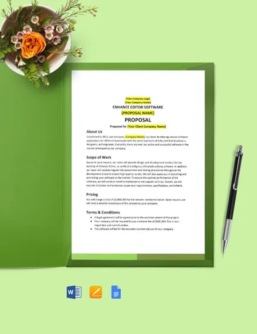 Page 49 FREE Proposal Templates Examples Edit Online Download Page 49 FREE Proposal Templates Examples Edit Online Download