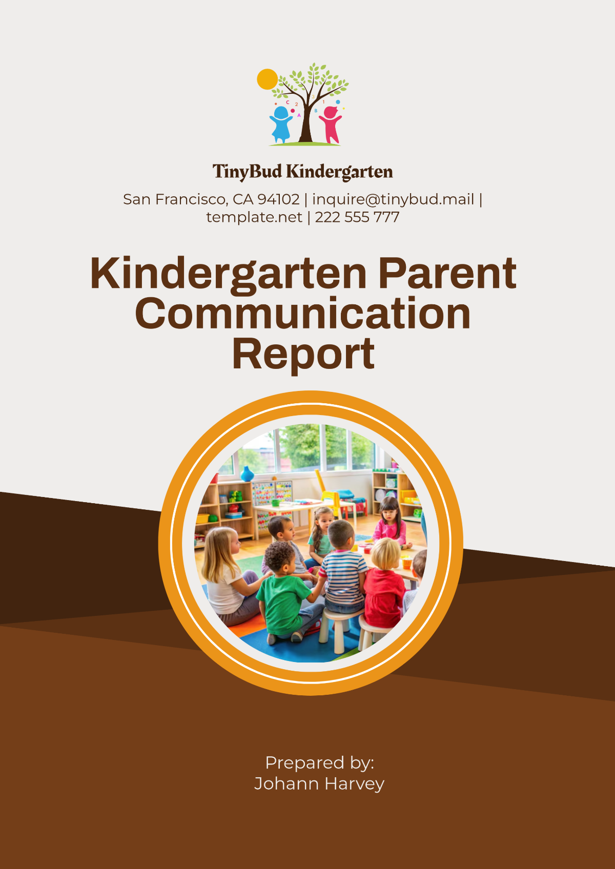 Kindergarten Parent Communication Report Template - Edit Online & Download