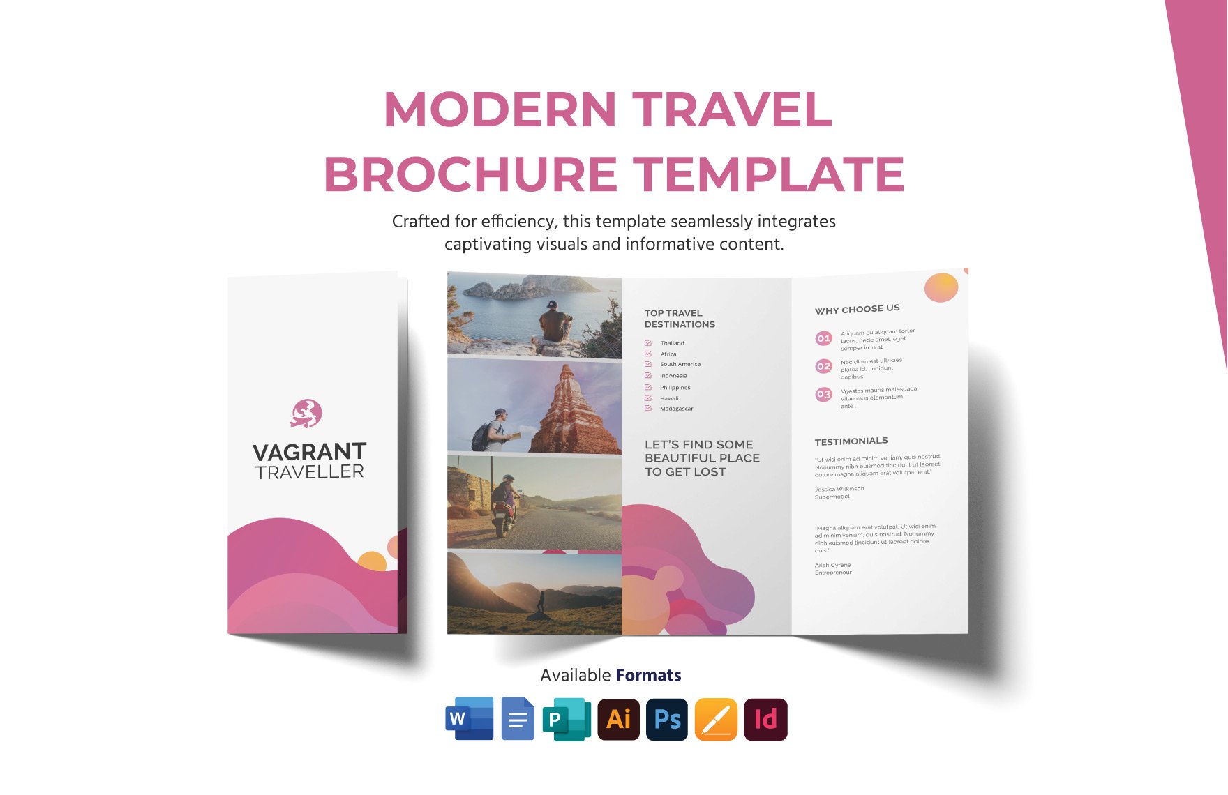 Modern Travel Brochure Template