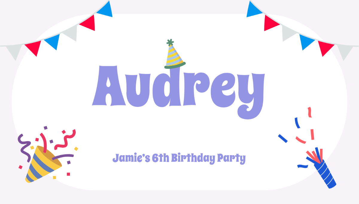 Kids Party Place Card Template - Edit Online & Download