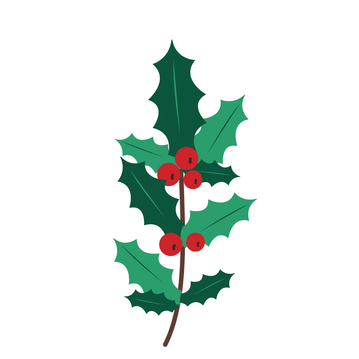 Christmas Foliage Clipart