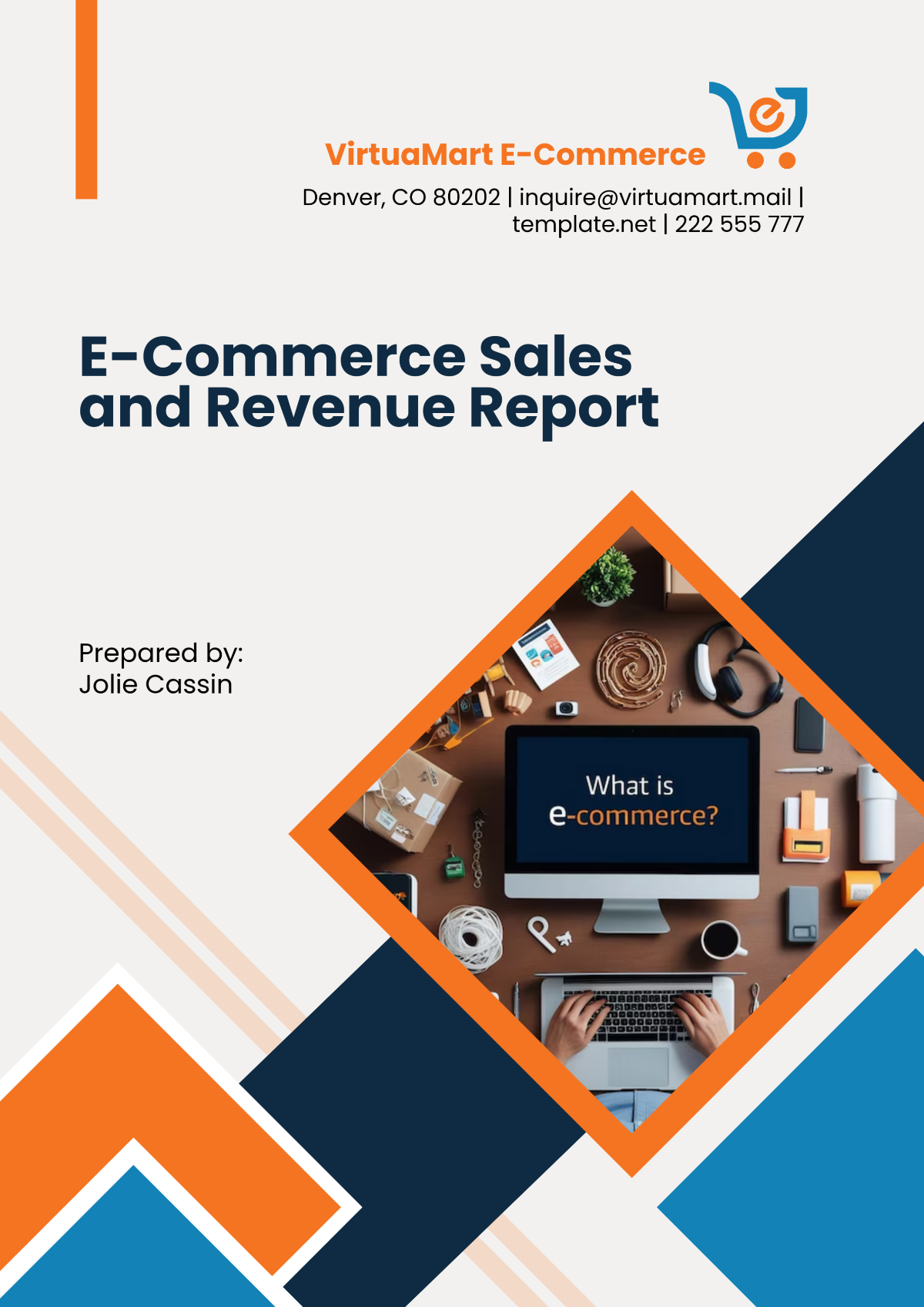 E-Commerce Sales and Revenue Report Template