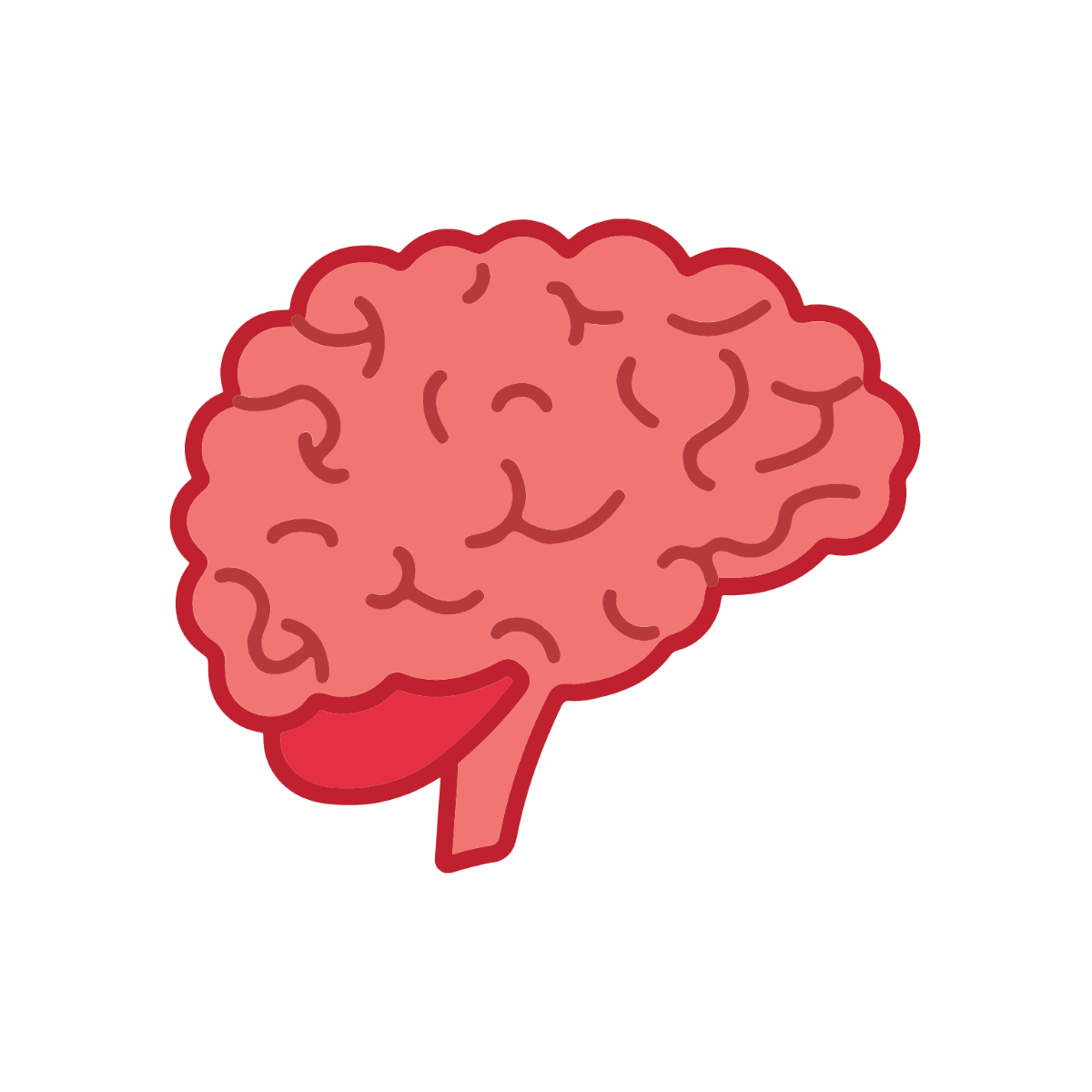 Vector Brain Clipart