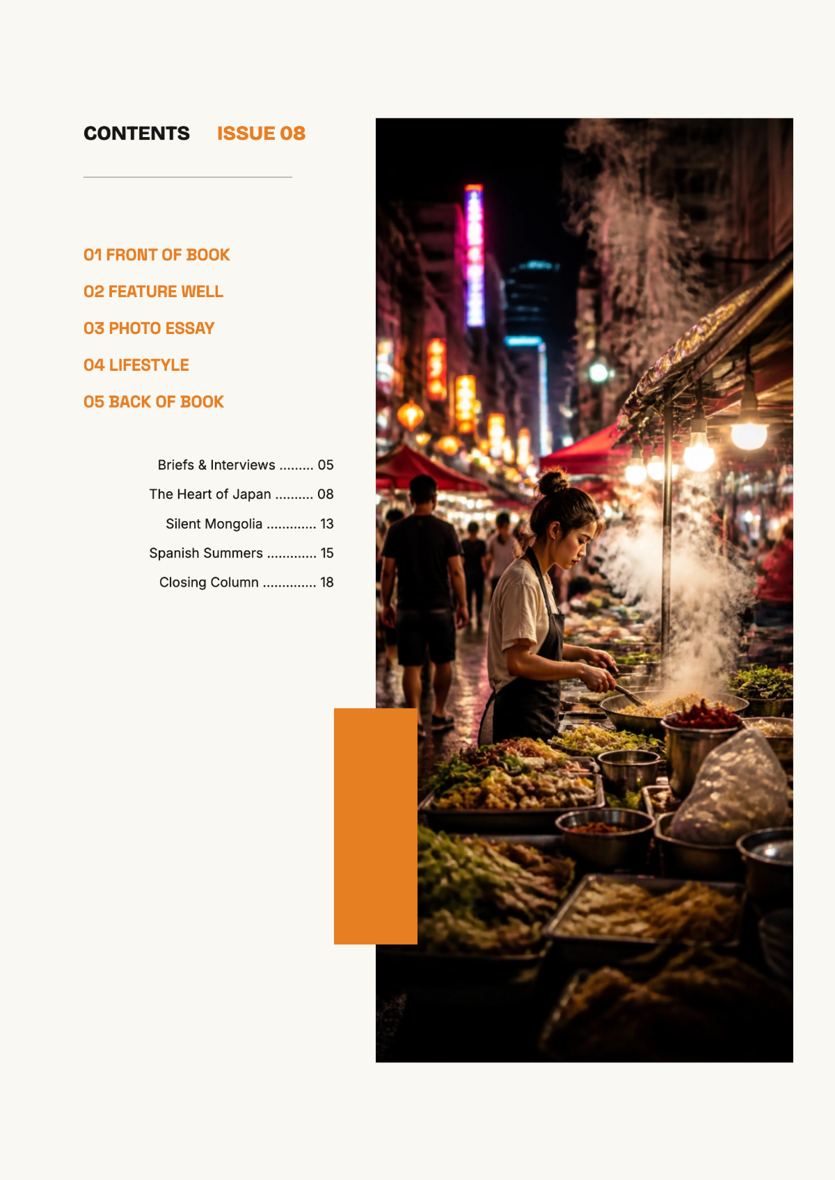 Free Magazine Template to Edit Online