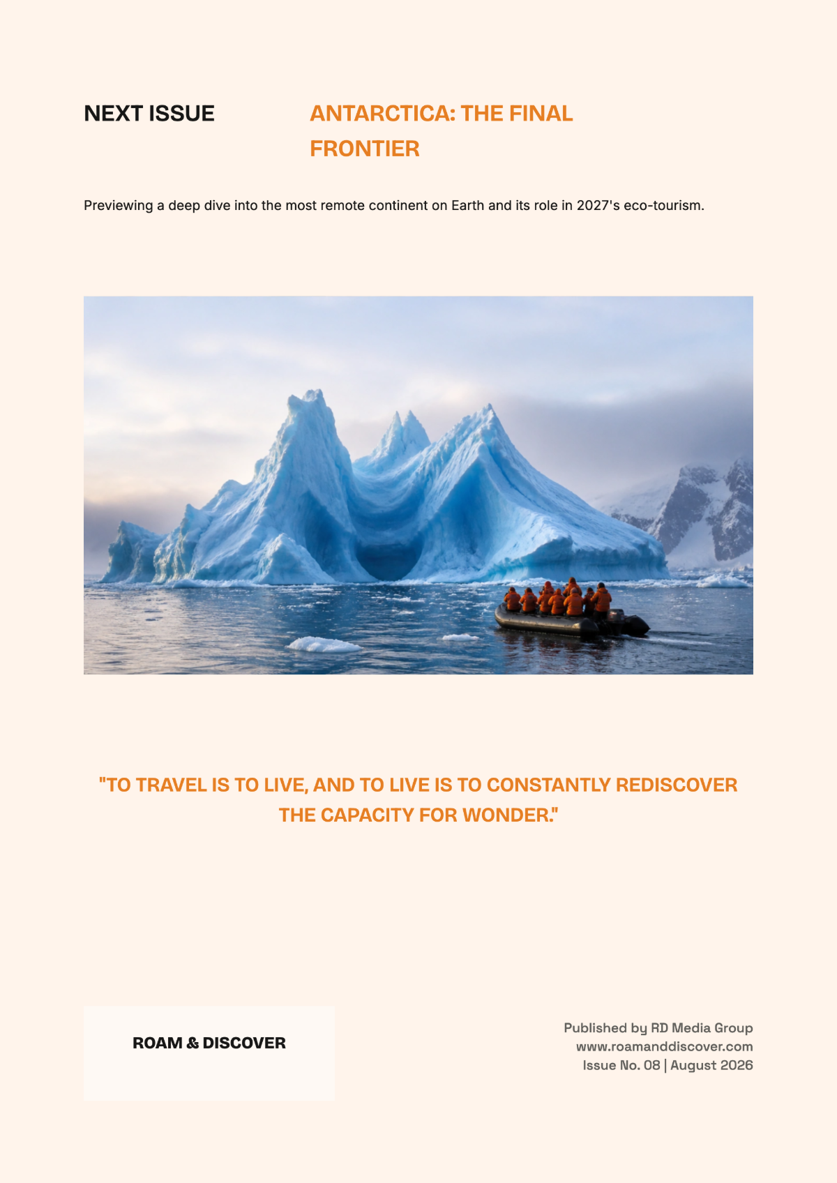 Free Magazine Template to Edit Online