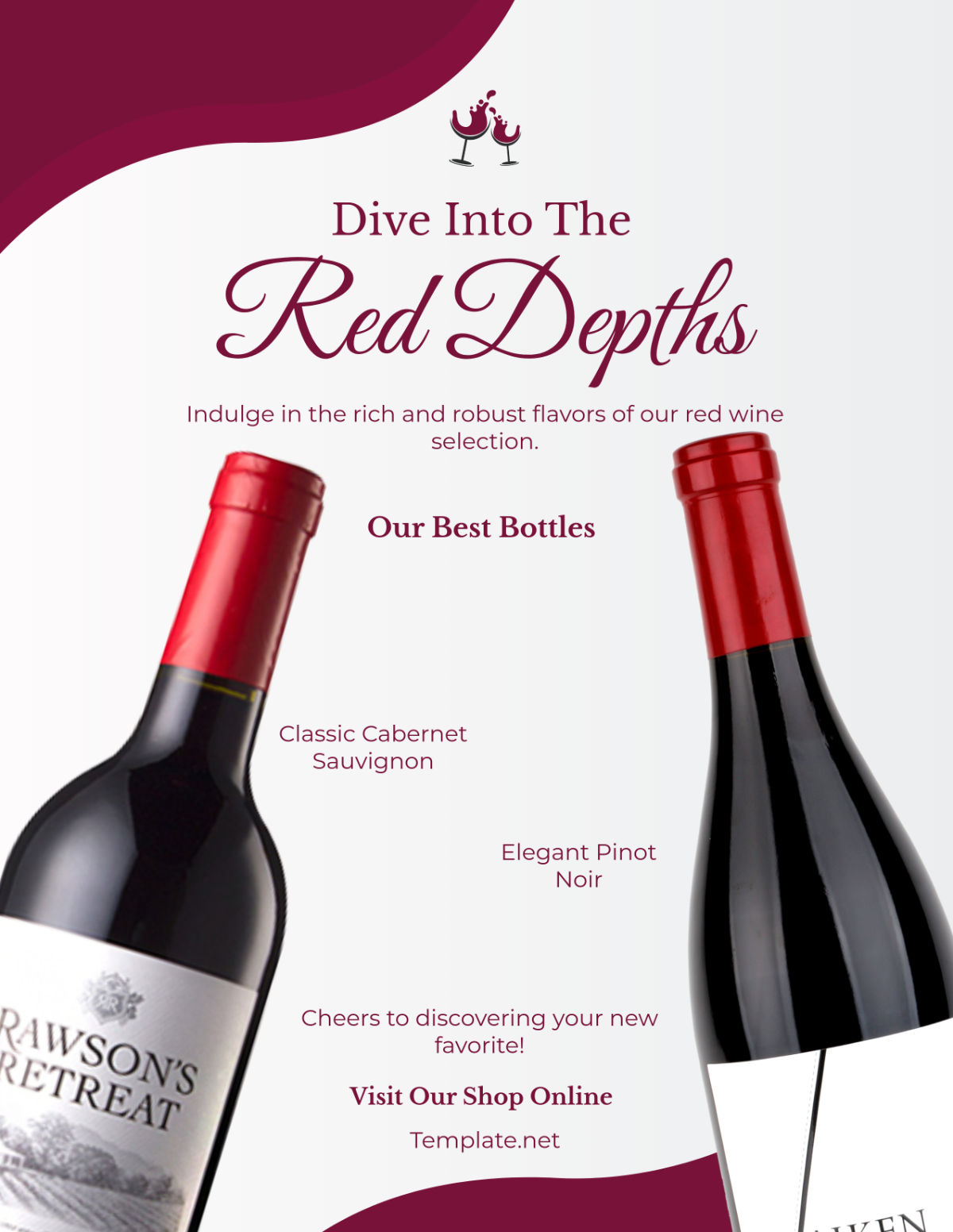 Wine Flyer Template - Edit Online & Download