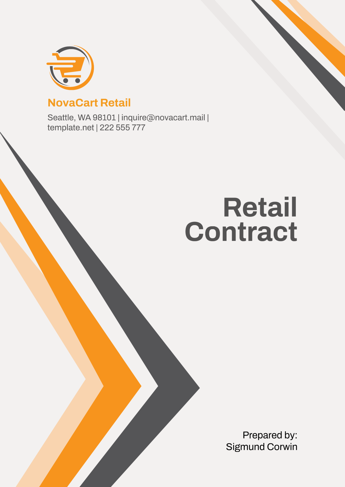 Retail Contract Template - Edit Online & Download