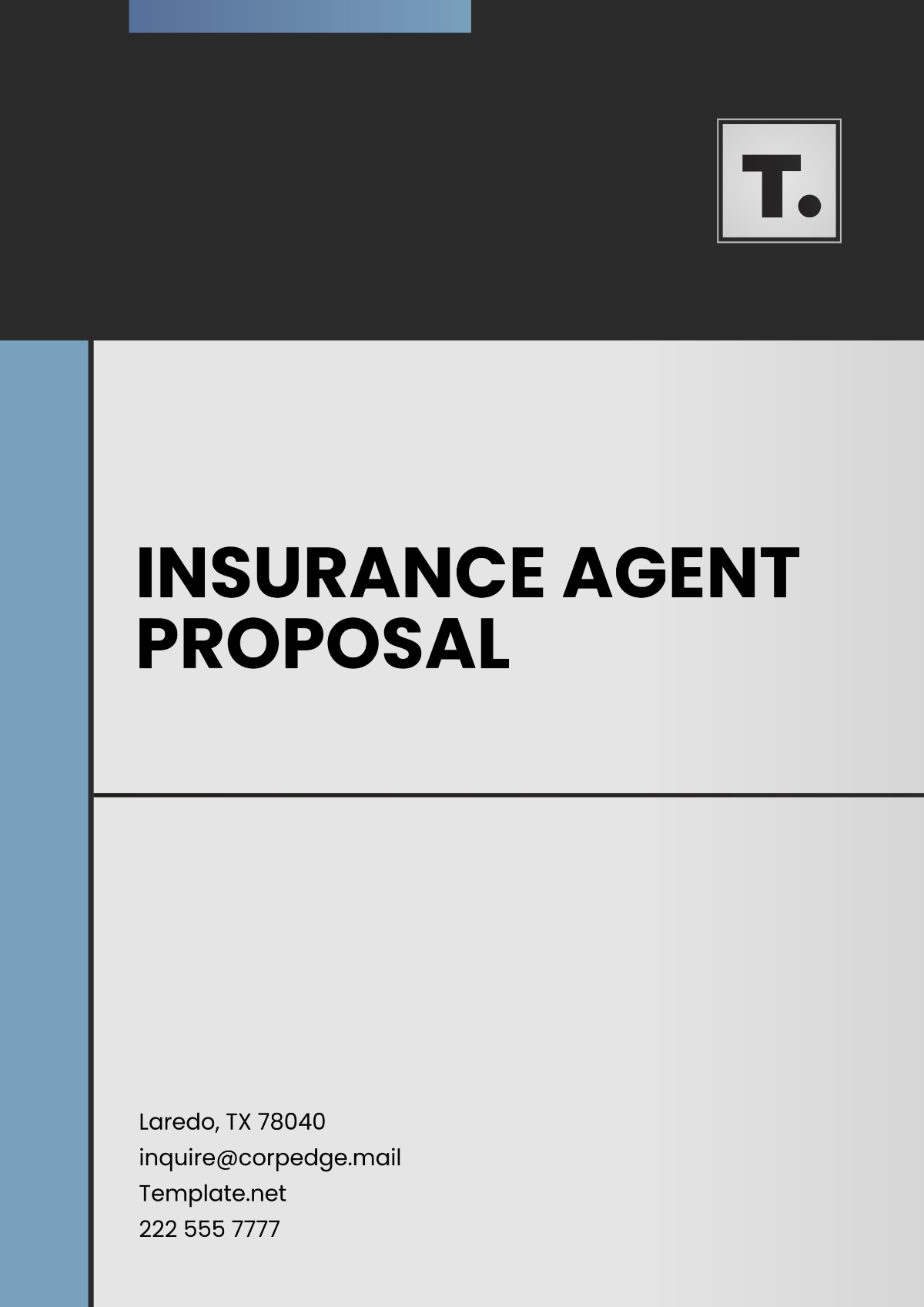 Insurance Agent Proposal Template