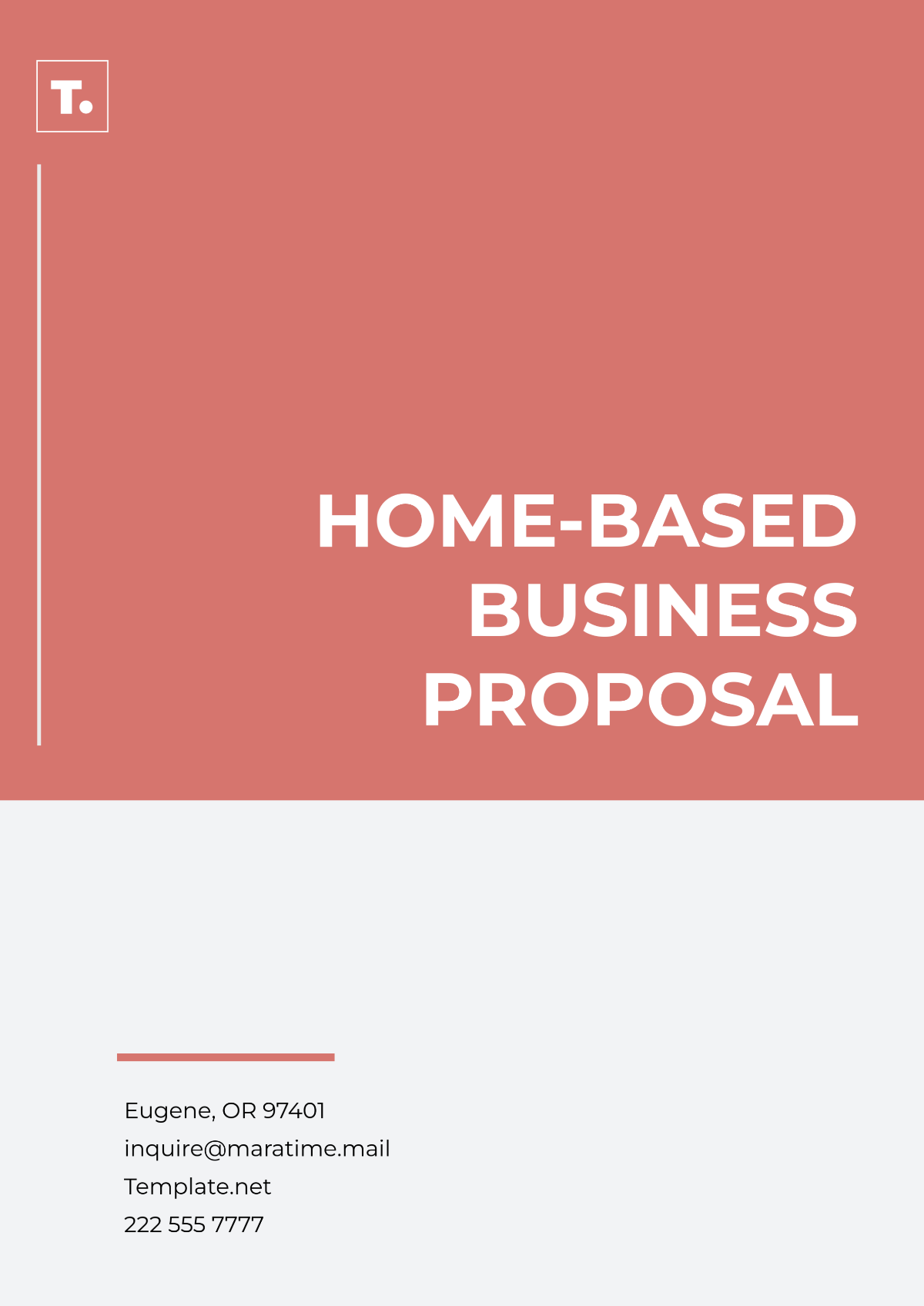 Home-Based Business Proposal Template