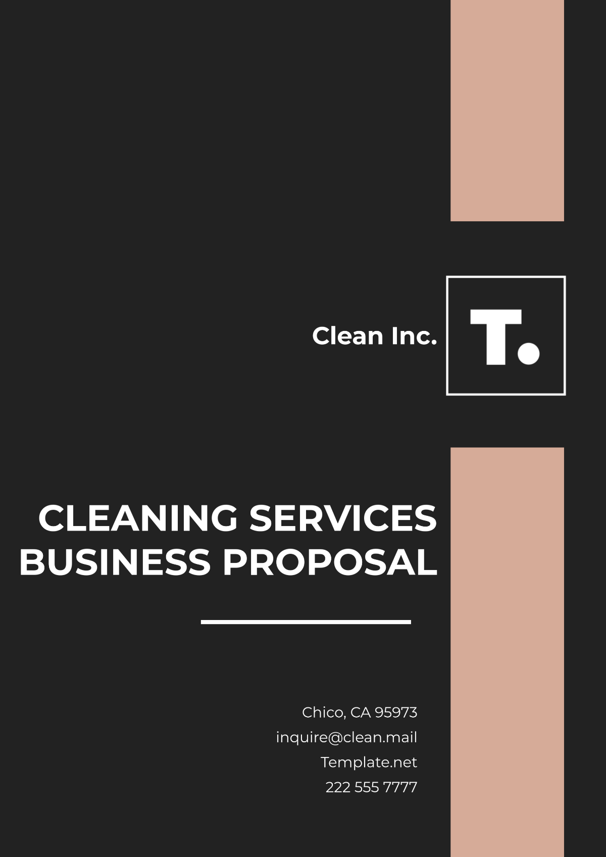 Cleaning Services Business Proposal Template - Edit Online & Download