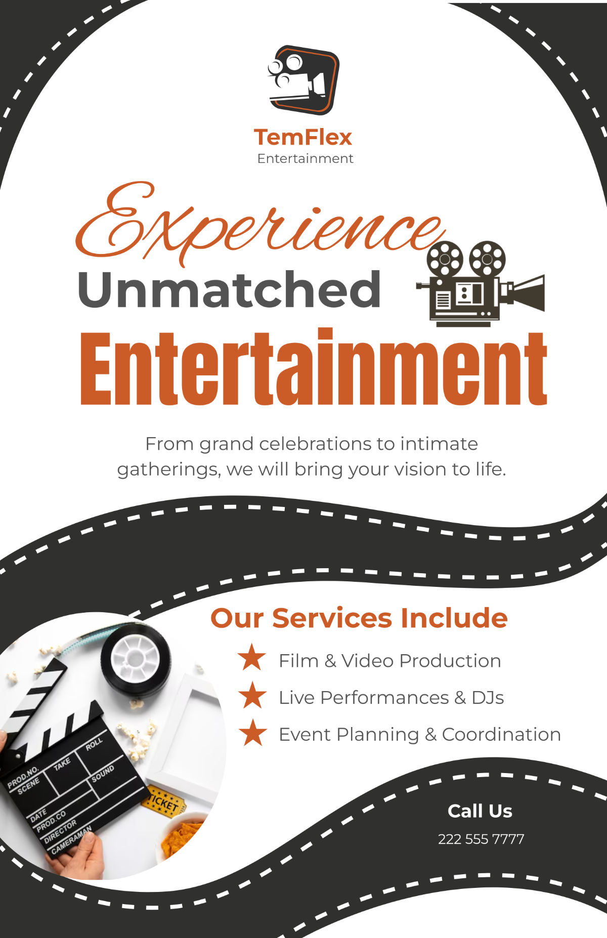 Free Entertainment Poster Template