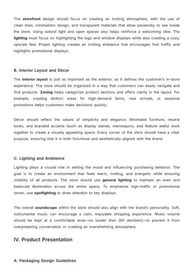 Free Retail Branding Guide Template to Edit Online