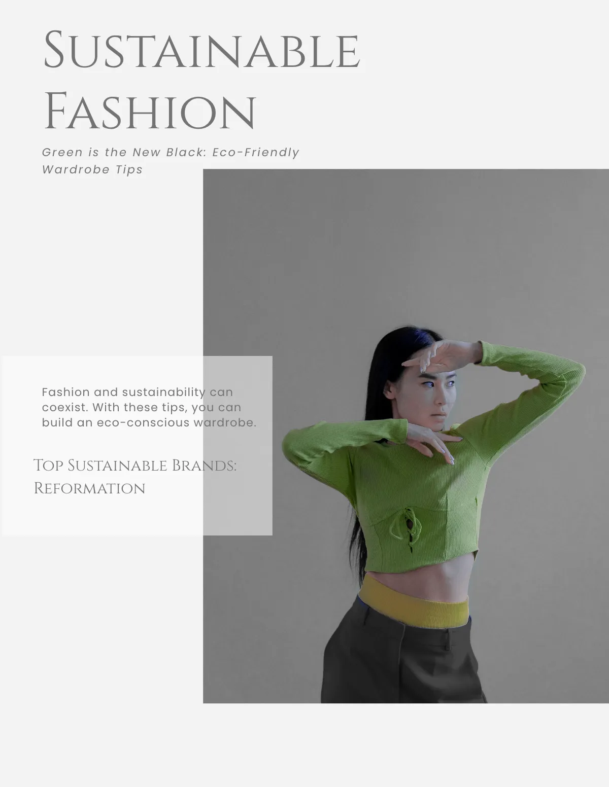 Free Fashion Magazine Template to Edit Online