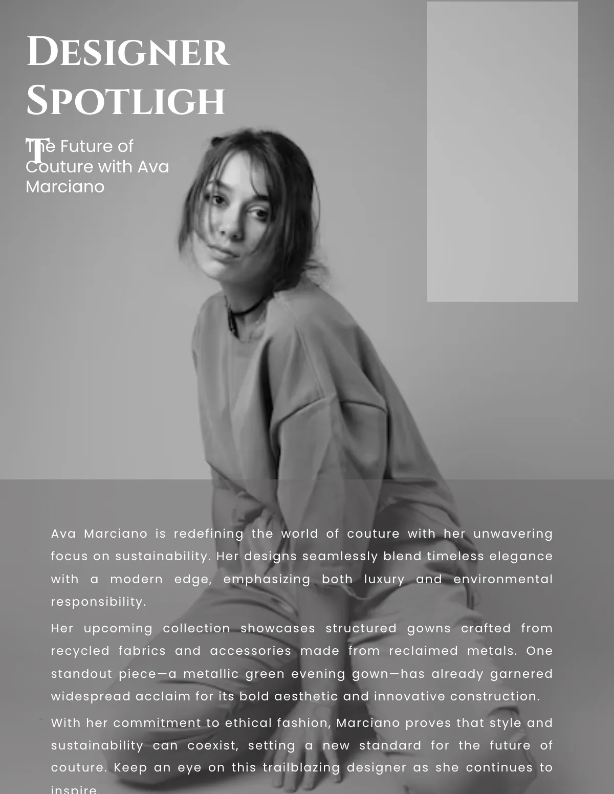 Free Fashion Magazine Template to Edit Online