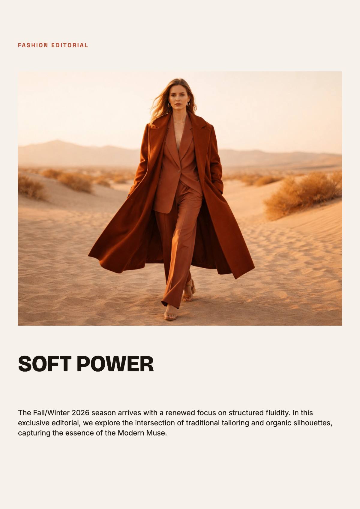 Free Fashion Magazine Template to Edit Online