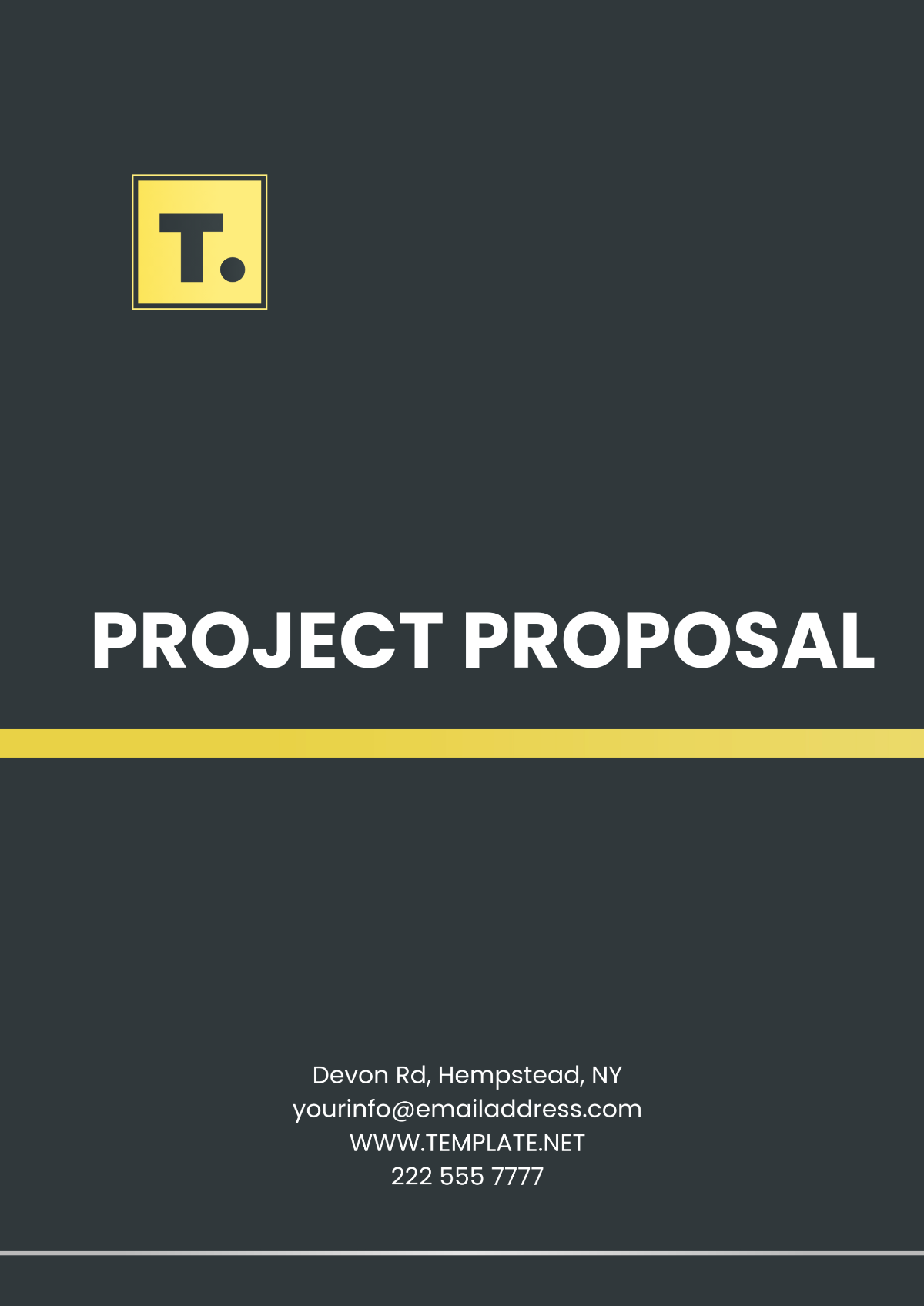 Project Proposal Template - Edit Online & Download