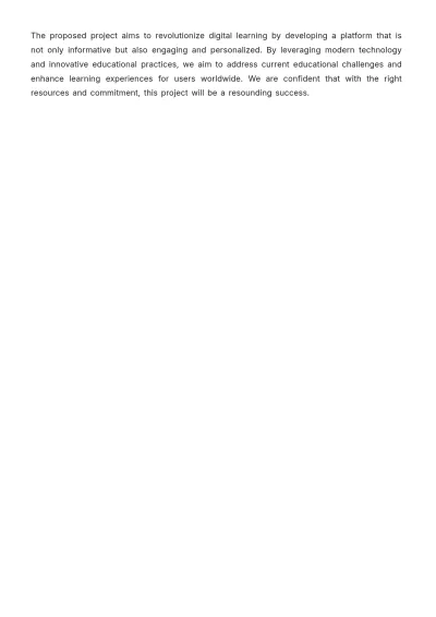 Free Project Proposal Template to Edit Online