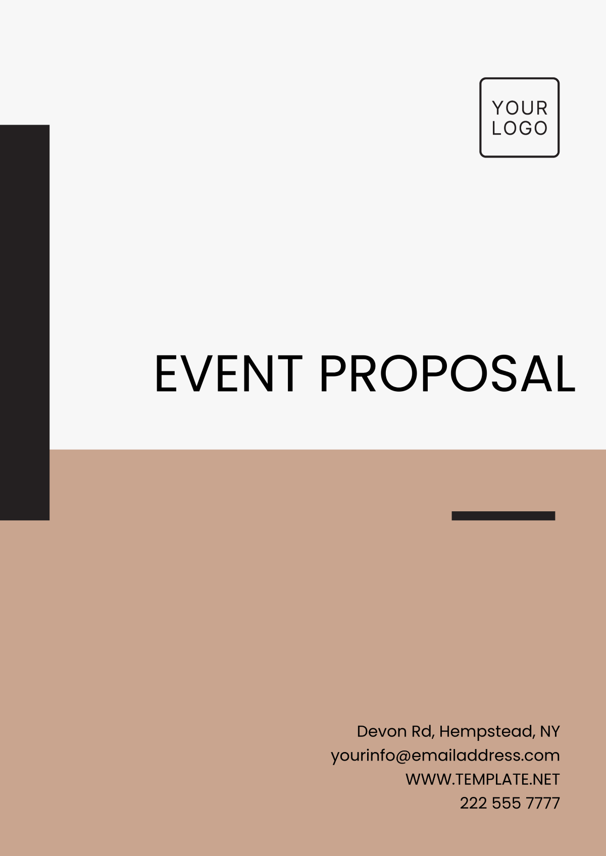 Event Proposal Template - Edit Online & Download