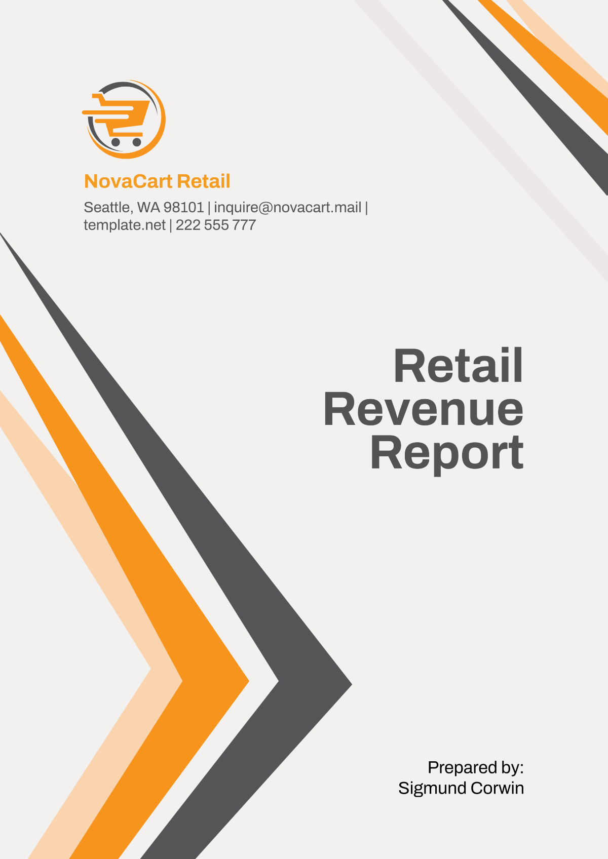 Retail Revenue Report Template - Edit Online & Download