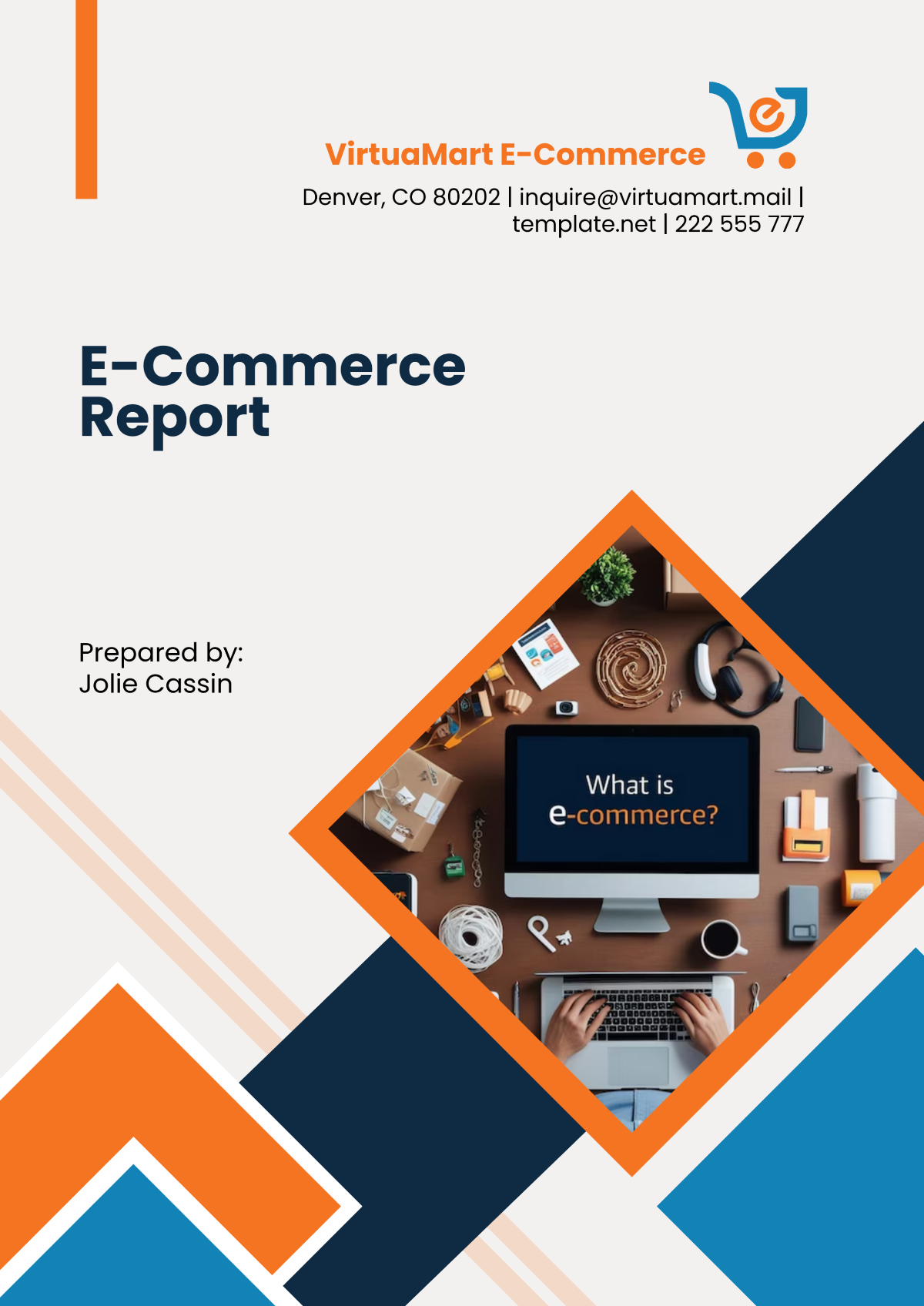 E-Commerce Report Template