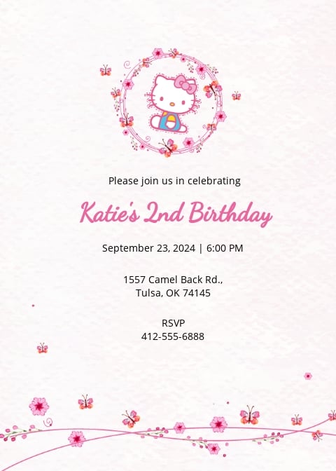 Free Hello Kitty Party Invitation Template.jpe