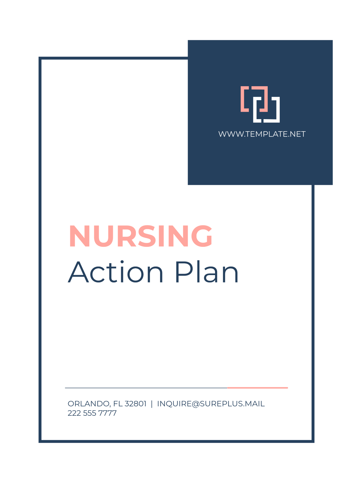 Simple Nursing Action Plan Template - Edit Online & Download