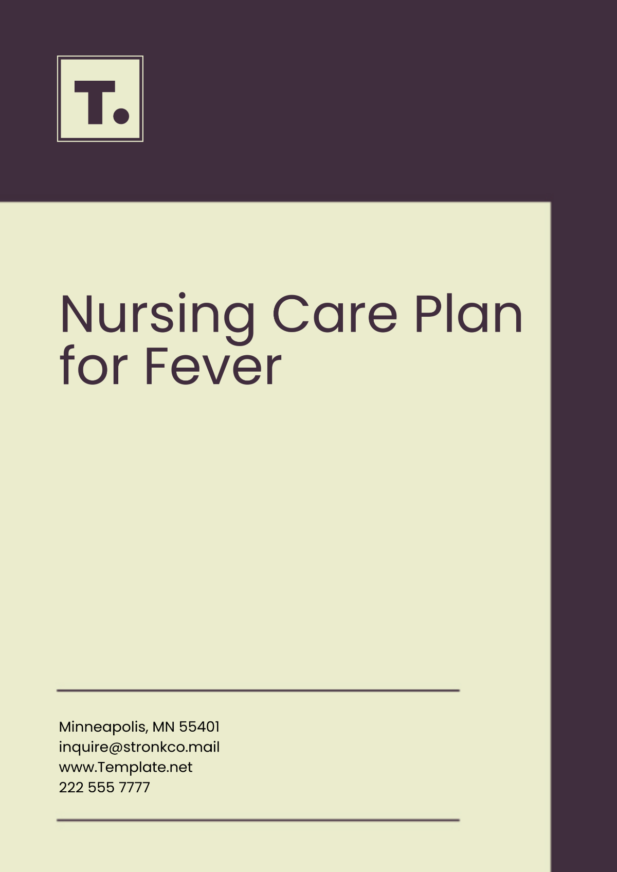 Nursing Care Plan for Fever Template - Edit Online & Download