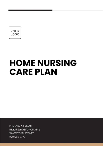 Free Home Nursing Care Plan Template to Edit Online