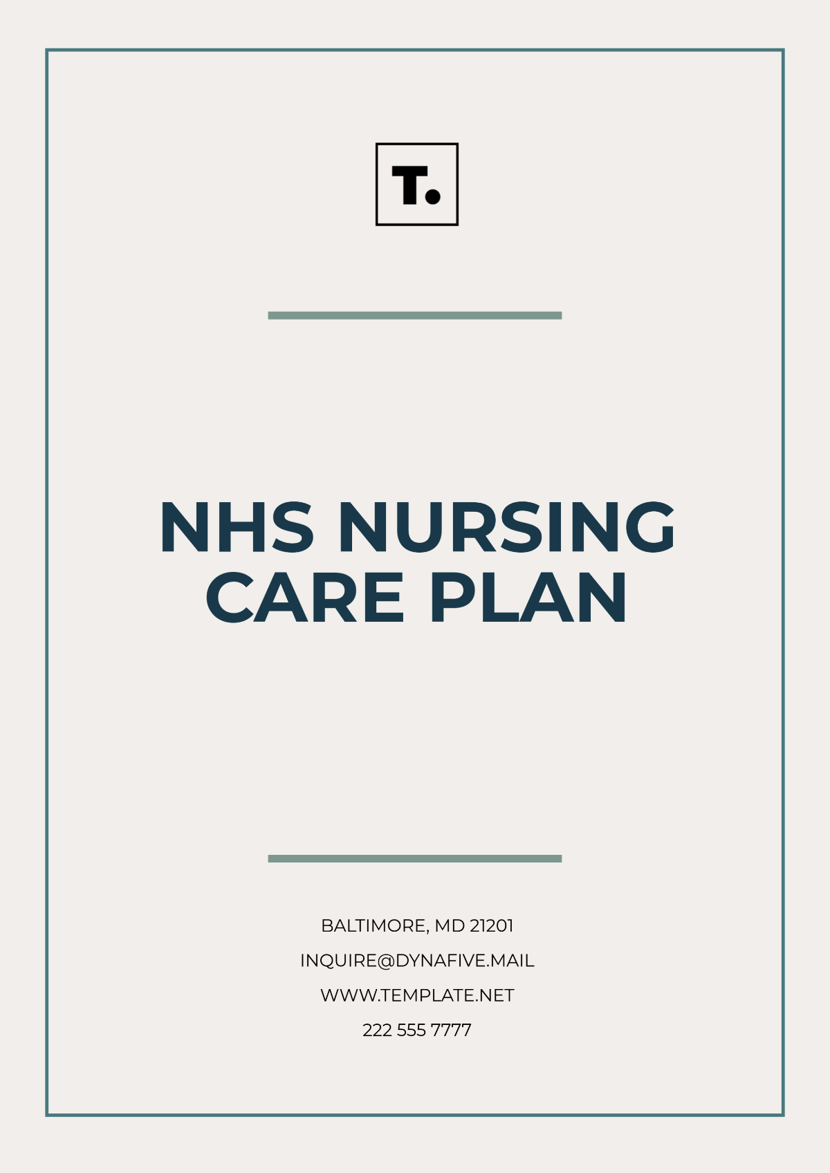 NHS Nursing Care Plan Outline Template - Edit Online & Download