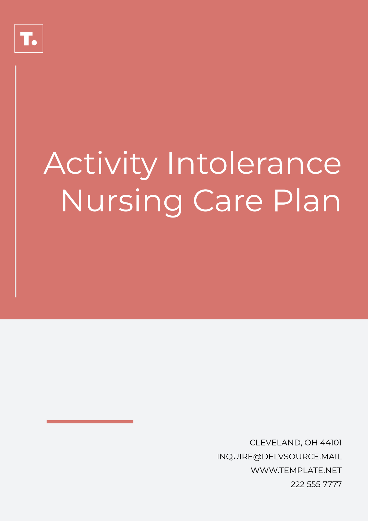 Activity Intolerance Nursing Care Plan Template - Edit Online & Download