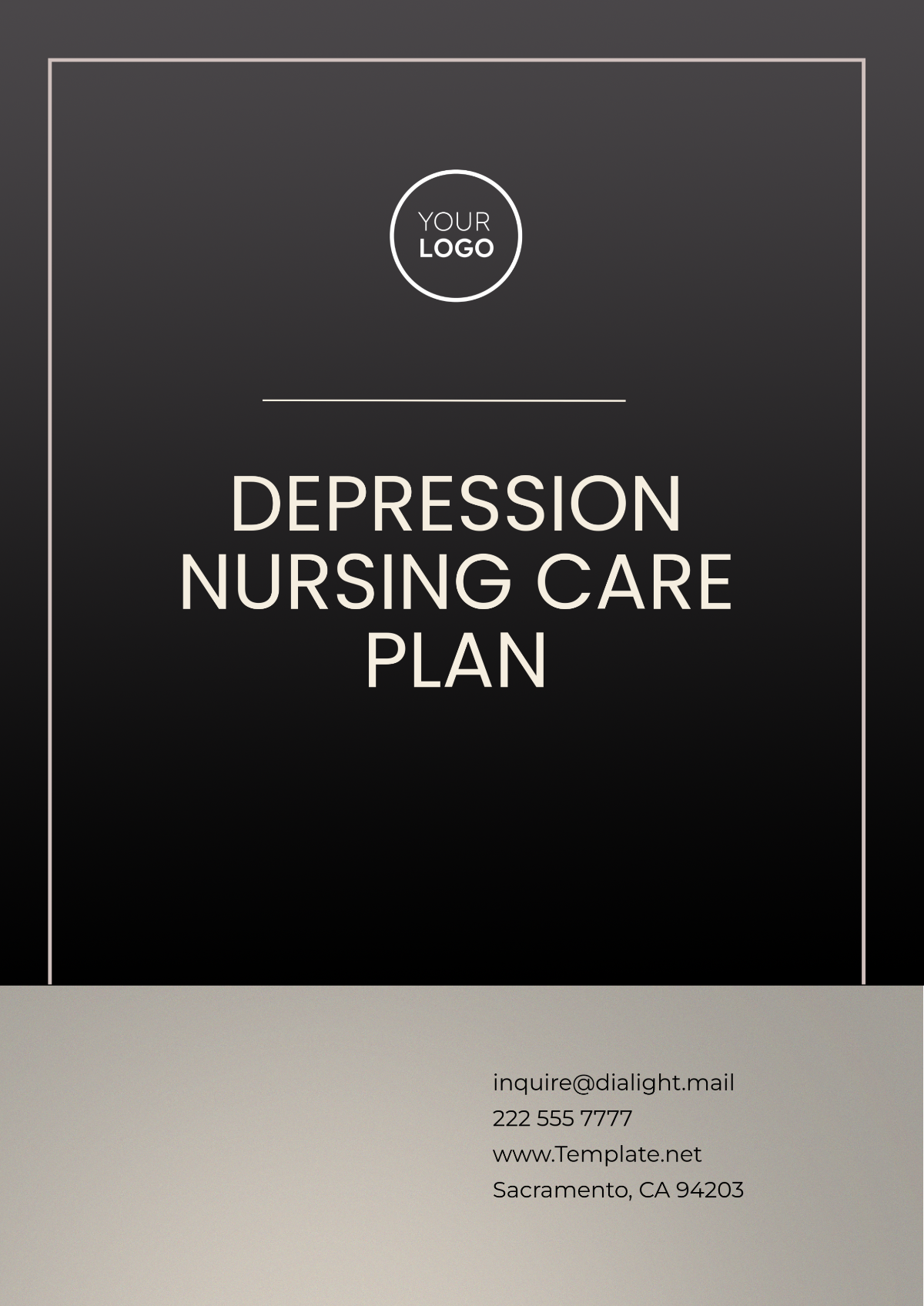 Depression Nursing Care Plan Template - Edit Online & Download