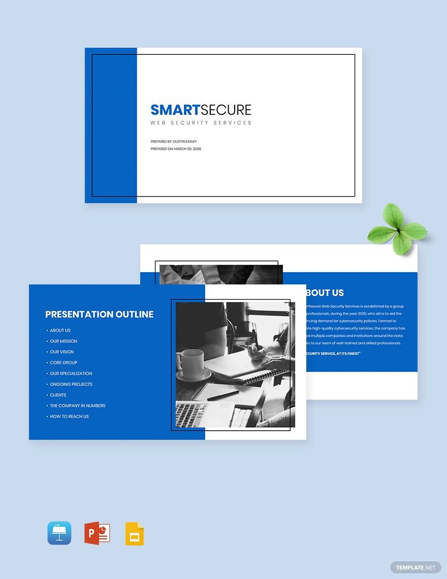 Free IT Security Presentation Template