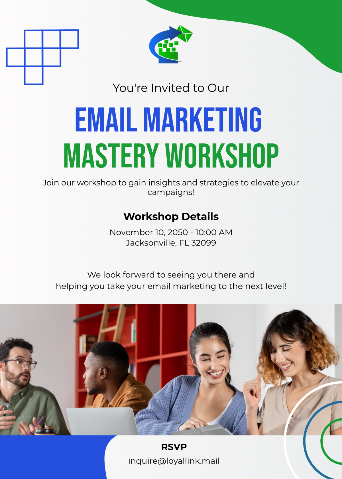 Email Marketing Event Invitation Template