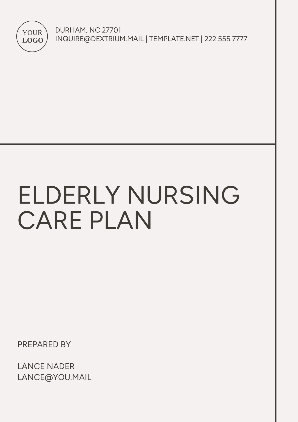 Elderly Nursing Care Plan Template - Edit Online & Download