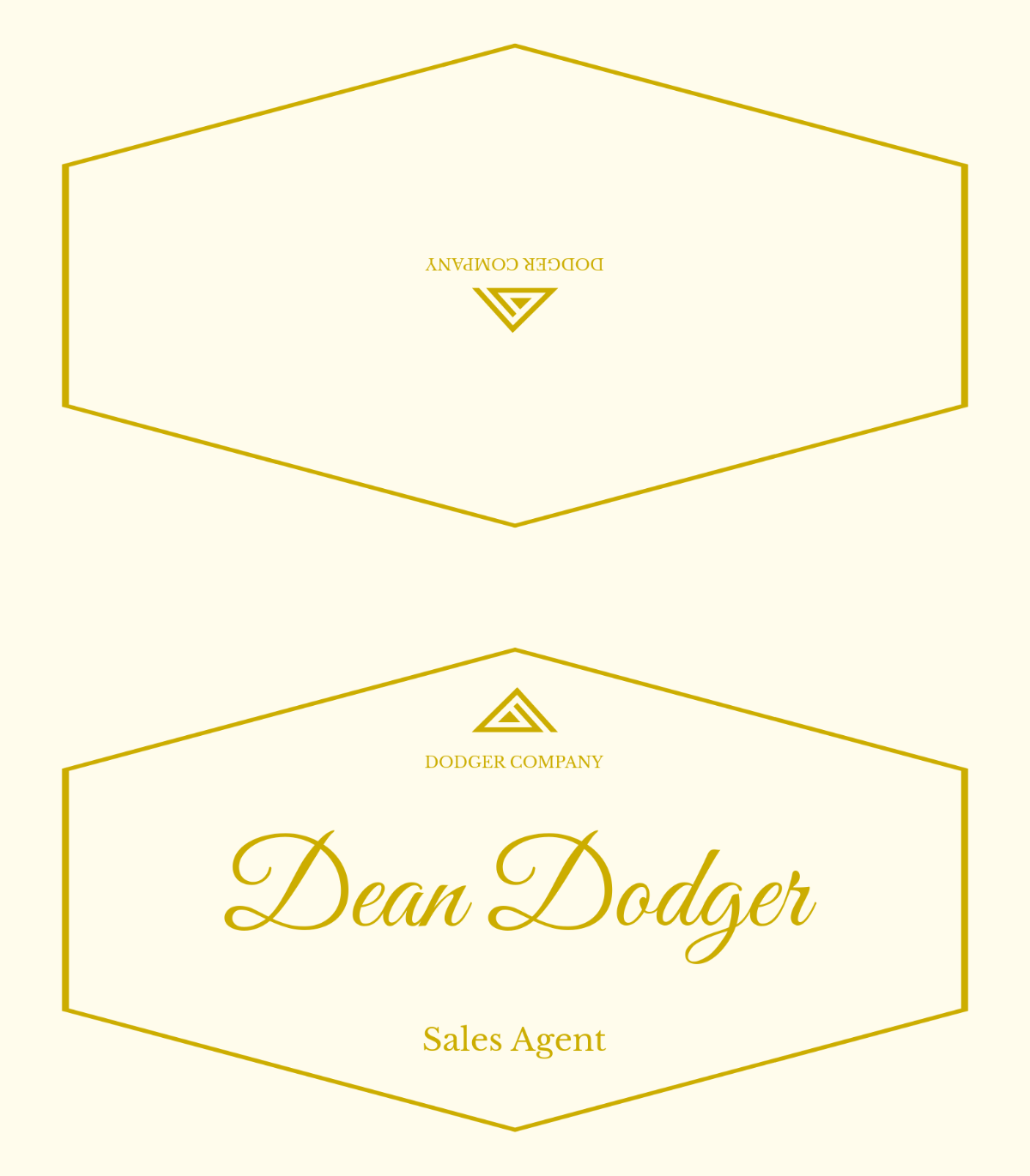 Gold Engraved Place Card Template - Edit Online & Download