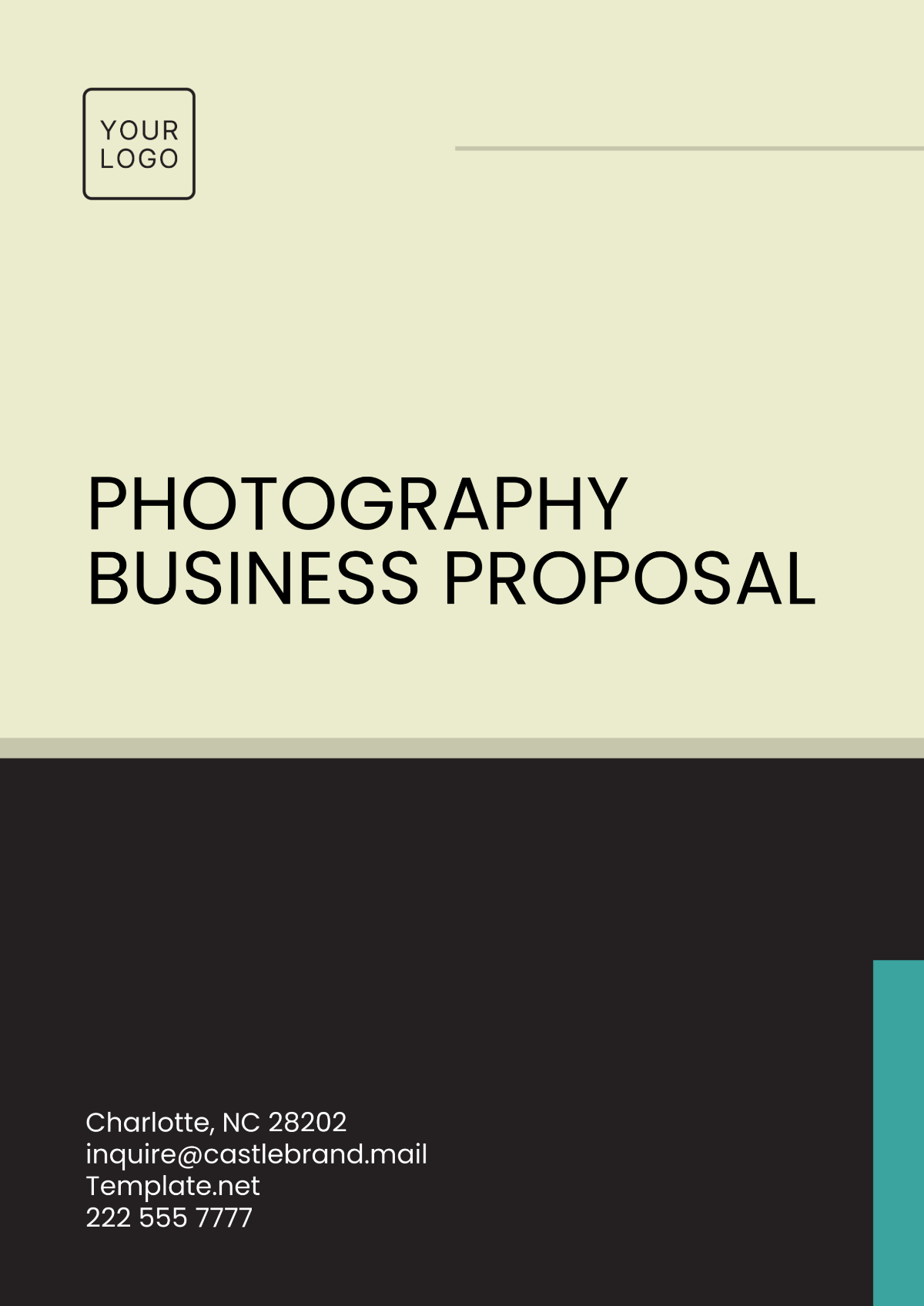 Photography Business Proposal Template - Edit Online & Download