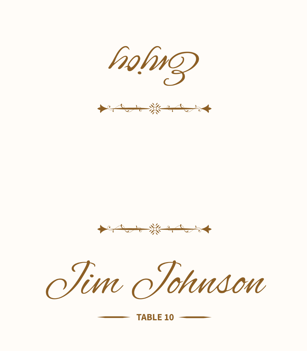 Seating Place Card Template - Edit Online & Download