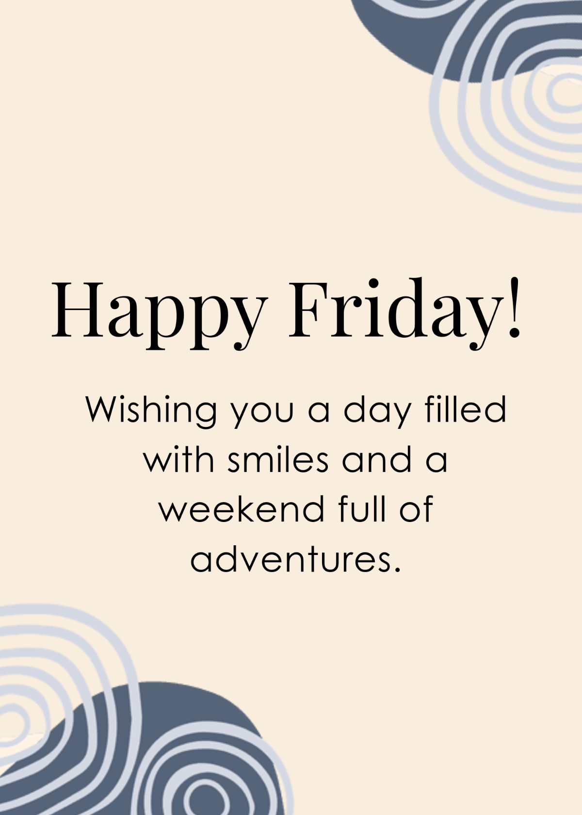 Free Friday Message Template