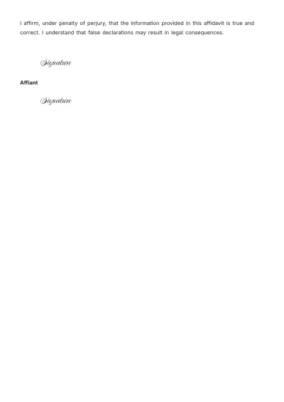 Free Affidavit of Ownership for Motor Vehicle Template to Edit Online