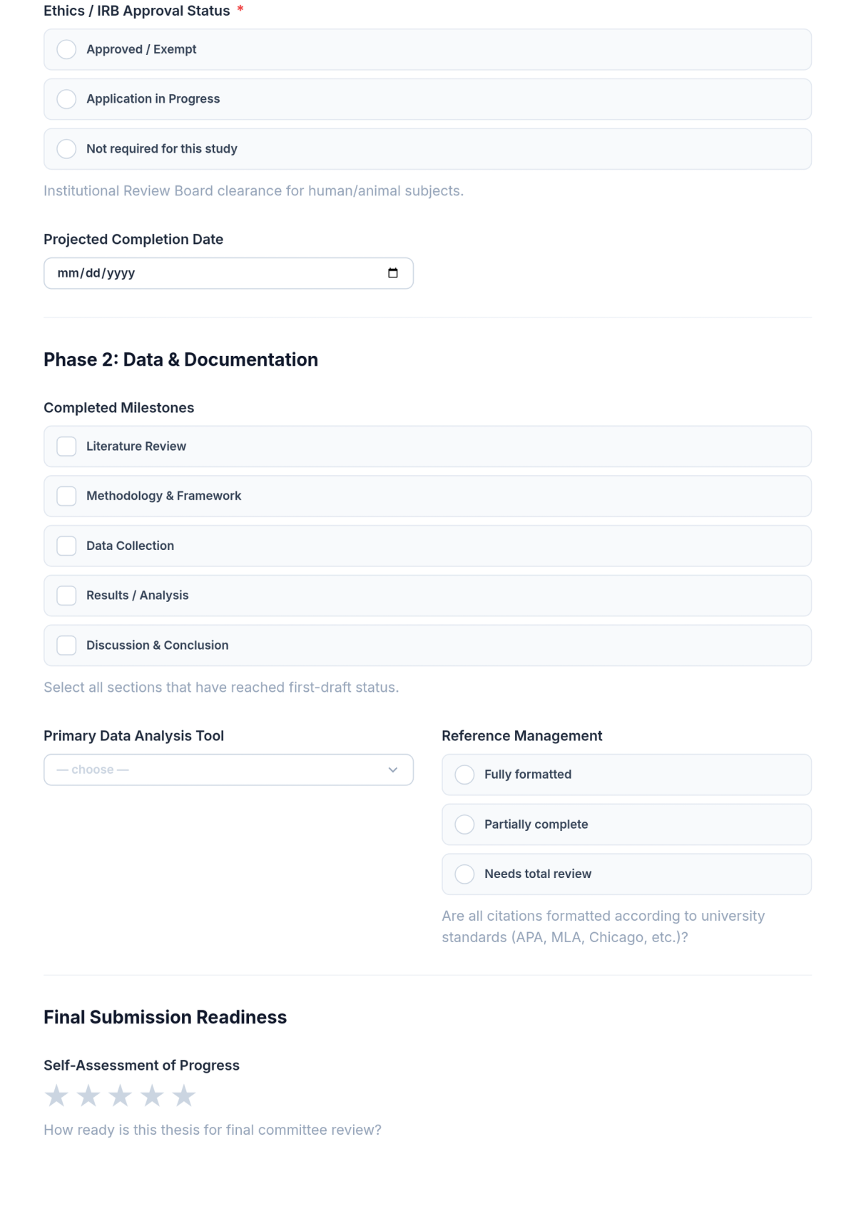 Free University Research and Thesis Checklist Template & AI Maker Free University Research and Thesis Checklist Template & AI Maker