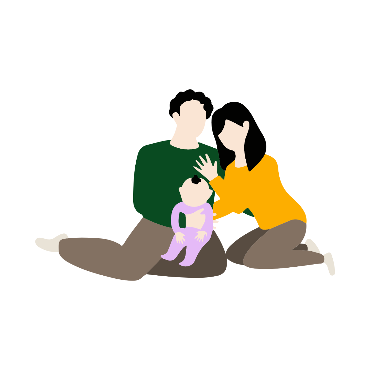 Simple Family Clipart - Edit Online | Template.net