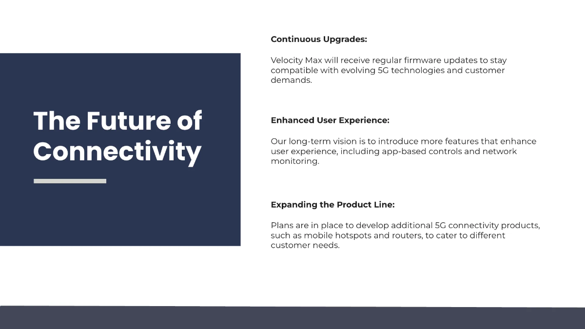 Free Telecommunication Product Launch Presentation Template to Edit Online