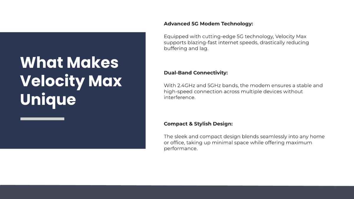 Free Telecommunication Product Launch Presentation Template to Edit Online