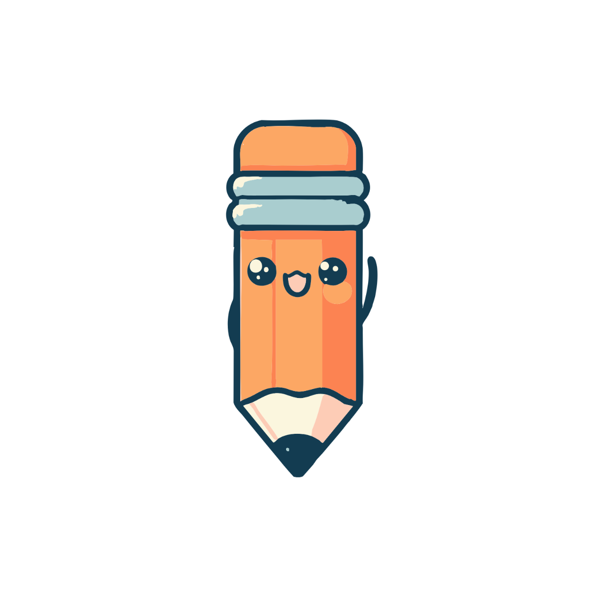 Cute Pencil Clipart - Edit Online | Template.net