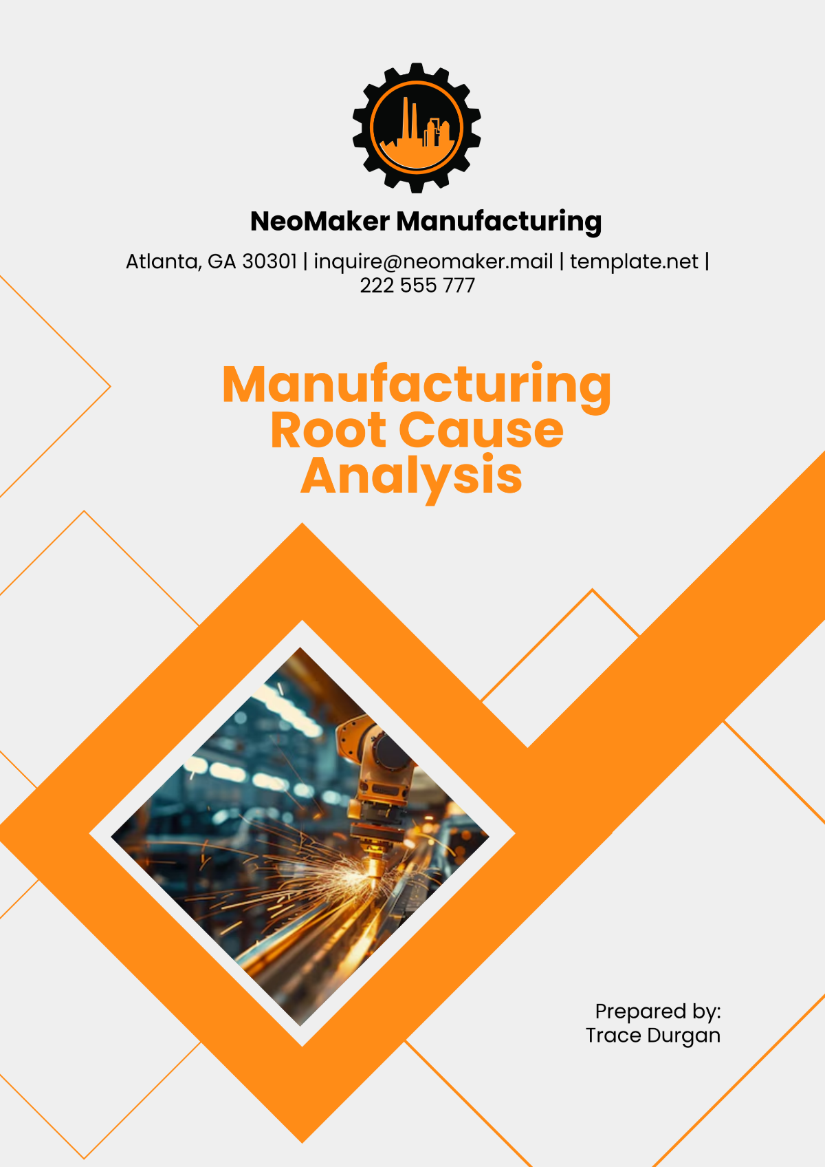 Manufacturing Root Cause Analysis Template - Edit Online & Download